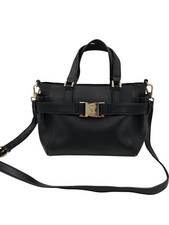 US Polo Assn Black Leather