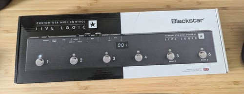 Blackstar live logic button - live,