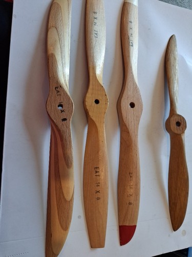 Wooden airplane propeller - 4, rc