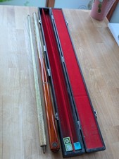 Peradon Cannon 2 Piece Snooker Cue And Hard Case Set Used Condition
