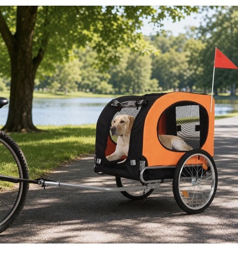 Vevor dog bike trailer bicycle - dog,
