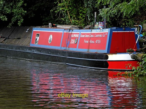 Photo 12x8 working narrowboat - photo,