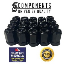 20 Wheel Nuts Fits Land Rover Freelander 2 Range Rover Evoque Alloy Black bolt