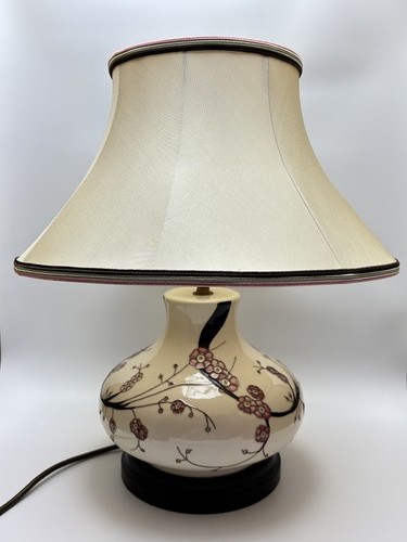 Moorcroft ceramic table - moorcroft, lamp