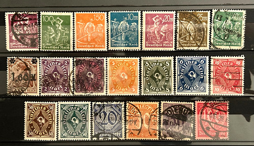 German stamps lot 20 - -, of