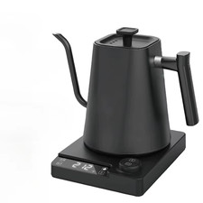 Electric Coffee Pot 1000Ml Coffee Pot with LED Screen Adjustable Temperature Int