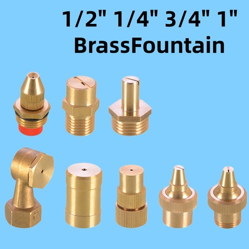 Brass garden fountain nozzle - brass,