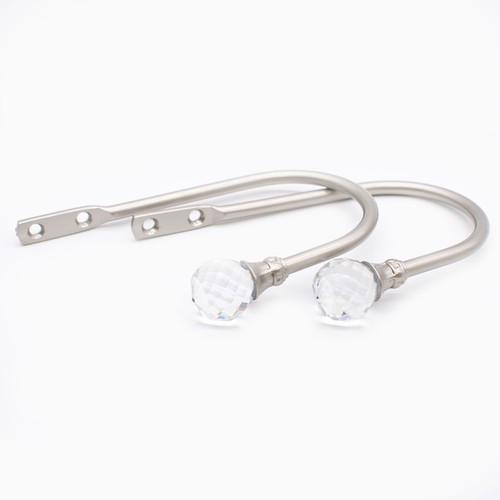 2pc silver jewel - jewel, curtain