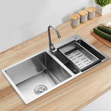 Double bowl stainless - double,