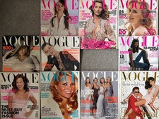 Vogue UK British magazine bundle lot x10 2002 - Gisele Gwyneth Paltrow