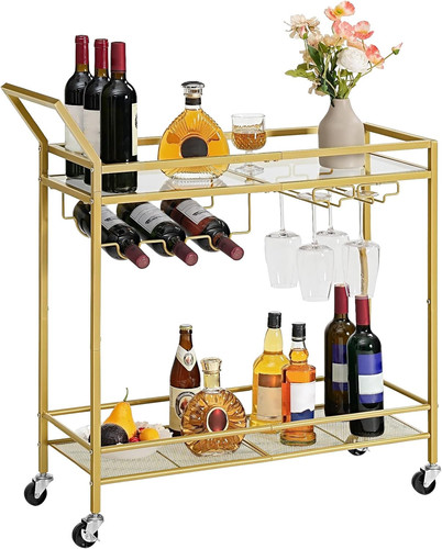 Drinks trolley gold bar - trolley, cart