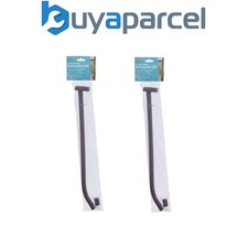 2 x Gardman Outdoor Greenhouse Gutter Rainwater Drain Down Pipe Downpipe 08877