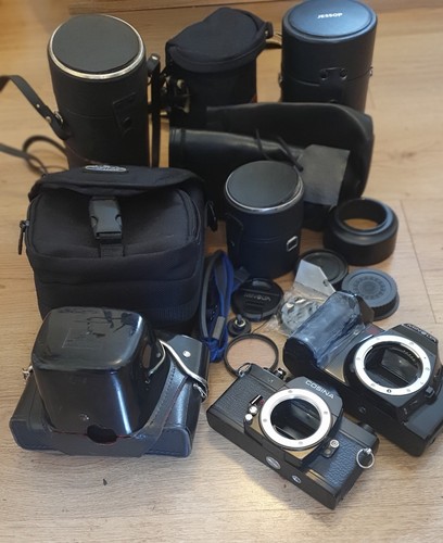 Vintage camera job lot - camera,