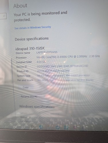 Lenovo ideapad 310 15isk - ideapad, 310-15isk