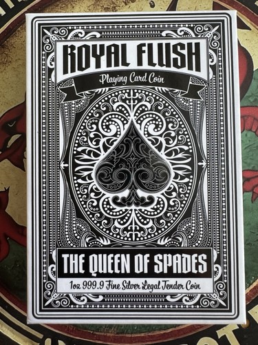 Pamp queen spades - queen, rare