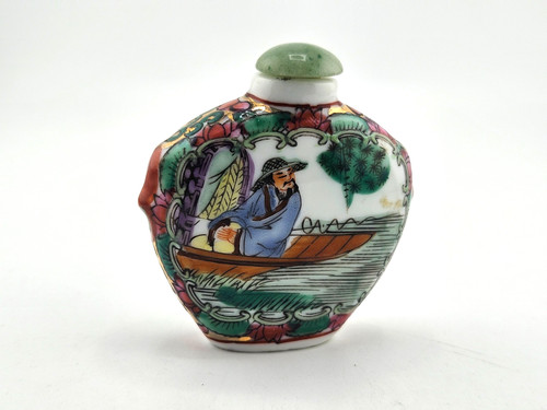 Chinese porcelain bottle - porcelain,