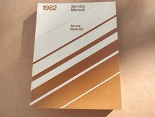 1982 MOPAR Chrysler ARROW RAM-50 Service Repair Manual Small Pickup Truck Colt