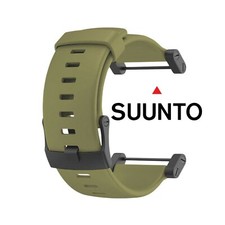 New 24mm SUUNTO Core Rubber Strap Olive Green Diver Watch Band PVD Adapter Set x