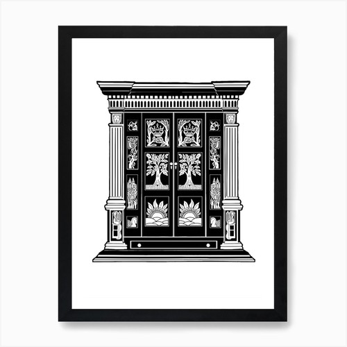 Wardrobe into narnia - wardrobe, art