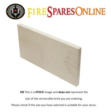 25mm Vermiculite Fire Brick, Cut to Size, High Quality Vermiculite Stove Brick