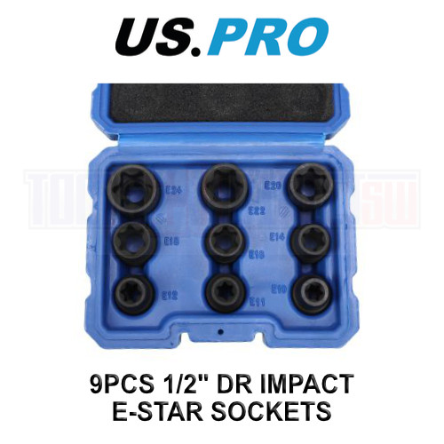 Pro tools 9pcs - 9pcs, 1/2"