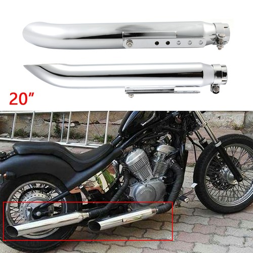 2pcs slip on - 2pcs, exhaust