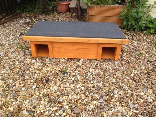 Double hedgehog feeder - hedgehog, feeder/