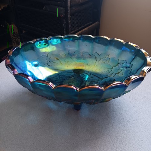 Antique fenton carnival glass - carnival,