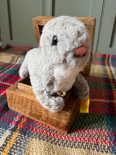 Vintage steiff plush baby seal - vintage,