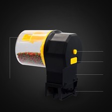 Yellow Automatic Fish Feeder Smart Timing Aquarium Auto Timer Fish Food Disp HOT