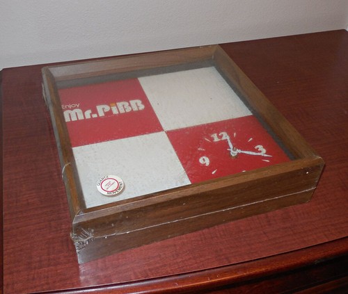 Pibb clock original box - clock,