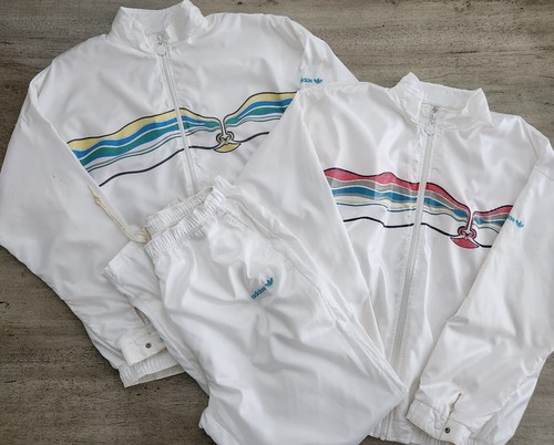 Vintage 80s adidas satin warm - vintage,