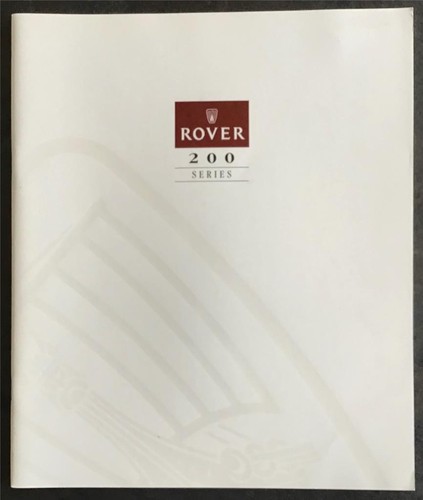 Rover 200 series car sales - series,
