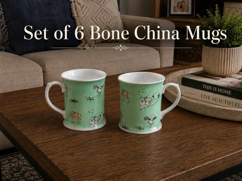 Set bone china tankard - set,