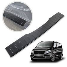 per MERCEDES VITO CLASSE-V W447 2014+ PROTEZIONE POSTERIORE PARAURTI NERO OPACO