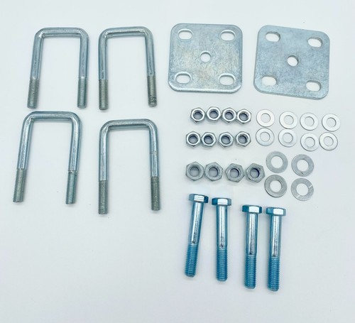Leaf spring axle mounting - axle, kit