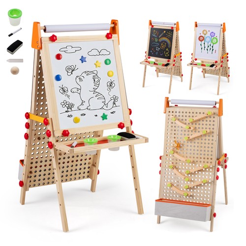 Kids art easel set with - art,