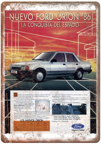 Vintage ford orion advert - vintage,