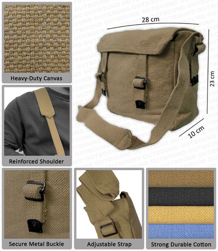 Canvas shoulder bag - shoulder,