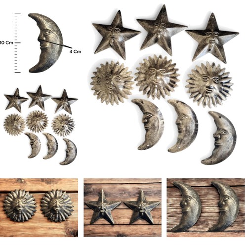 Rustic sun moon star metal - rustic,