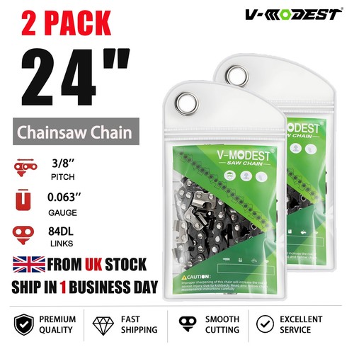 2pack full chisel chainsaw - 2pack, 24"