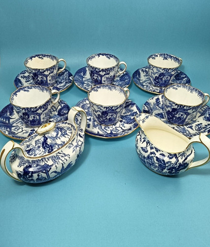 Pcs vintage blue and - blue,