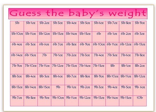 Baby shower guess the - baby,