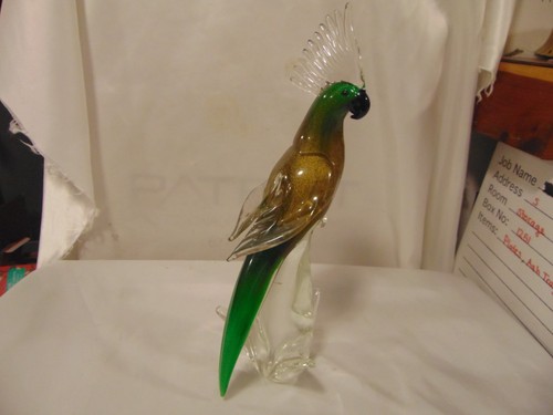 Defective signed murano glass - signed,