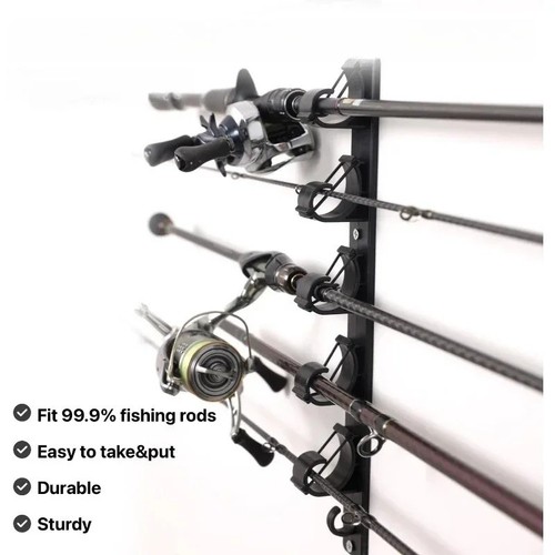 Wall ceiling mount fishing rod - mount,