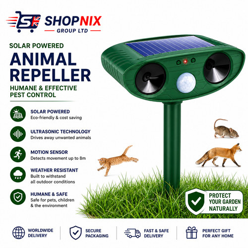 Ultrasonic solar repellent cat - ultrasonic,