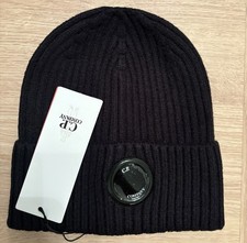 C.P. Company Black Beanie