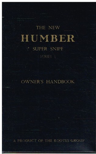 Humber super snipe series - snipe,