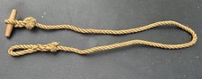 Rare Original WW2 British Army Airborne Para Commando Toggle Rope Tapered Wood