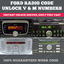Ford Radio Code Unlock V OR M